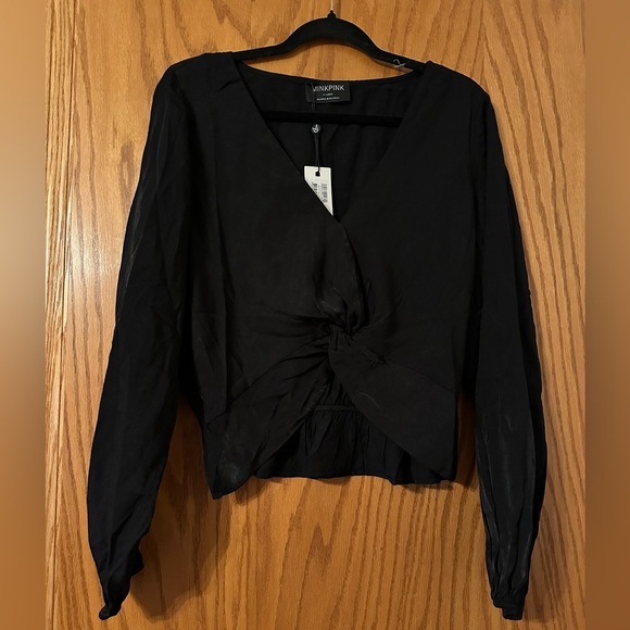 MinkPink Harper Twist Blouse - NWT - Size XL - Picture 2 of 11